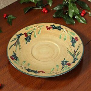 Lenox Winter Greetings Everyday X-Large Breakfast Saucer Only  Mint